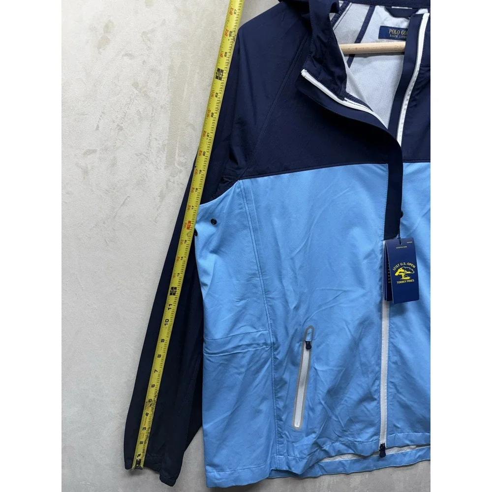 NWT Polo Ralph Lauren 121 Torrey Pines US Open Marshal Jacket Women XL Blue Golf